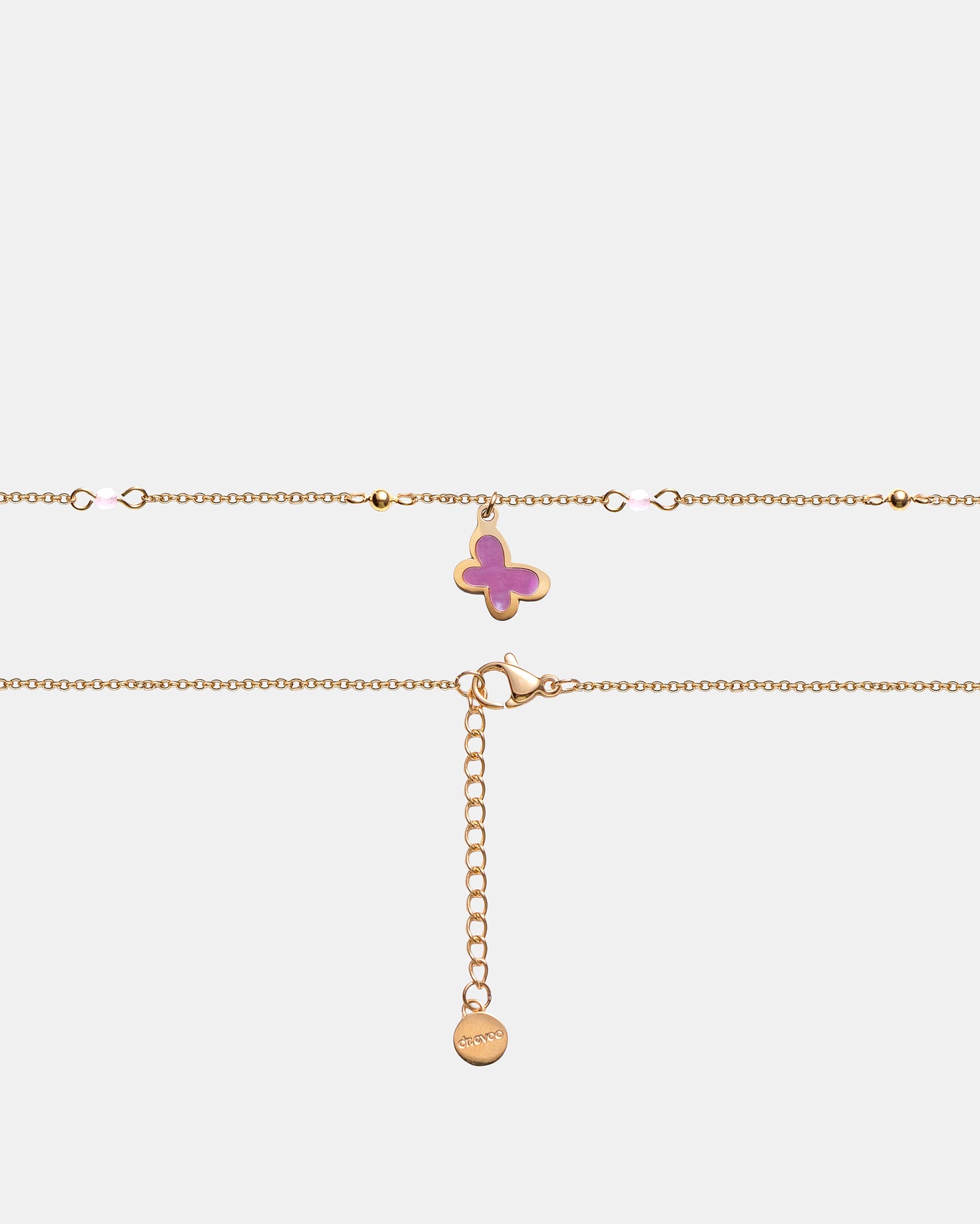 voola - lova butterfly necklace