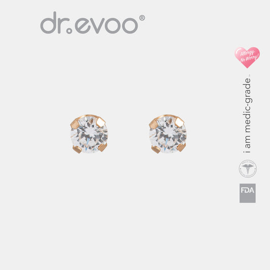 Crown 3mm CZ 14K - YG
