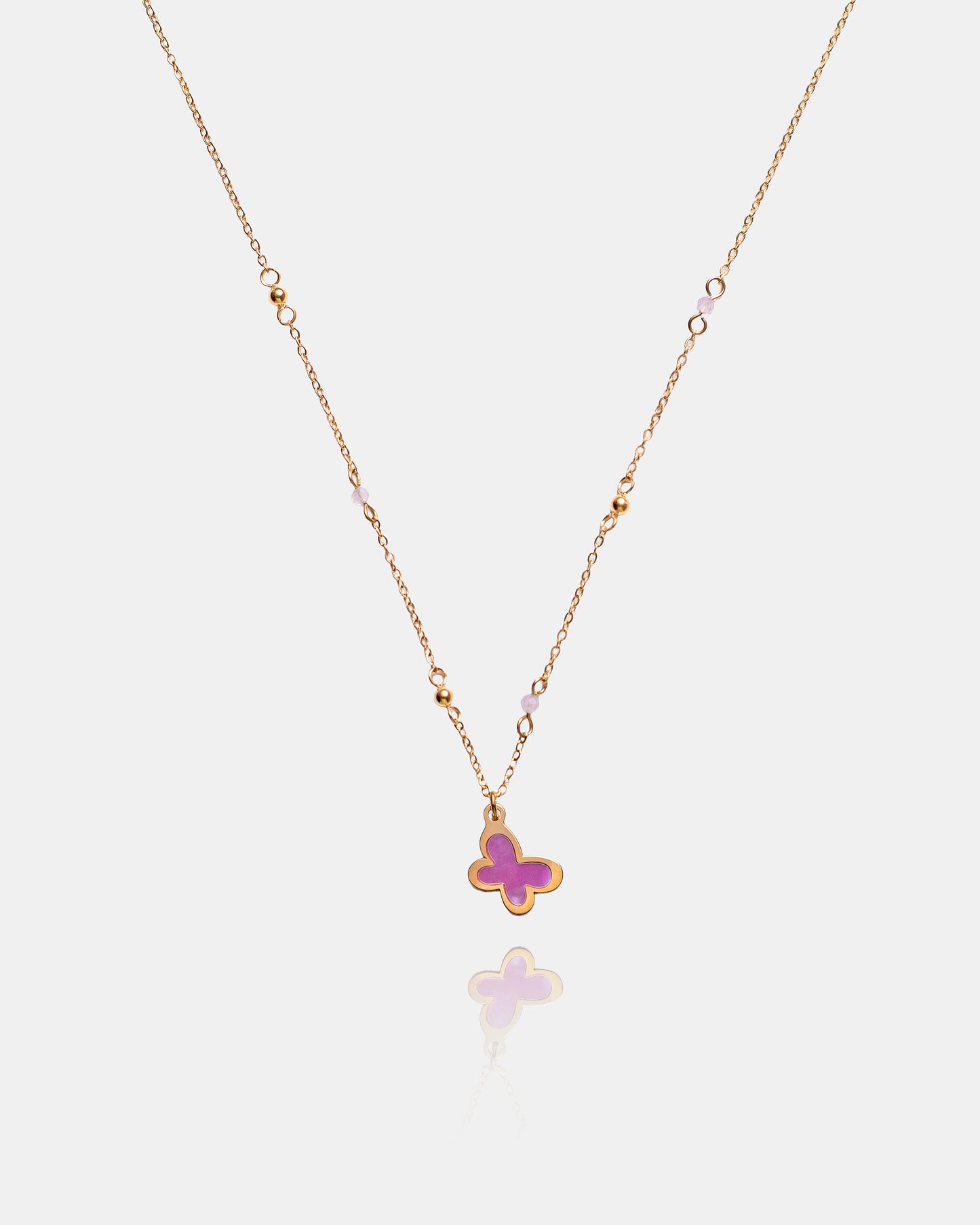 voola - lova butterfly necklace